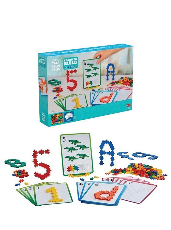 Plus Plus Learn To Build ABC & 123 - (3909)