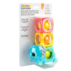 Lamaze - Stack Rattle & Roll Blocks - (827464) / Toys-thumb-4