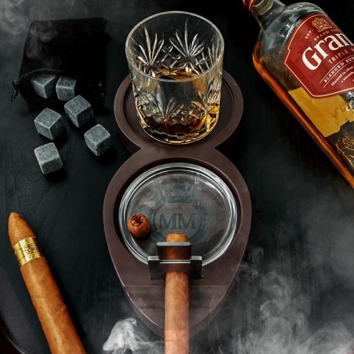 Whisky & Cigar Tray / Gadgets