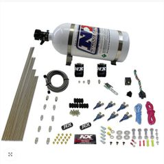 ΝΧ Nitrous Oxide Injection System Kit EFI Wet Piranha Nozzle 6 Cyl