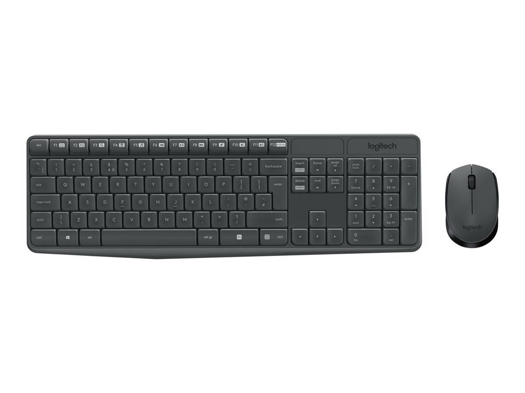 Logitech - MK235 Keyboard and mouse set NORDIC / Computers