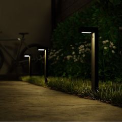 Hombli - Smart Outdoor Pathway Light, Black (3-pack) / Electronics-thumb-3