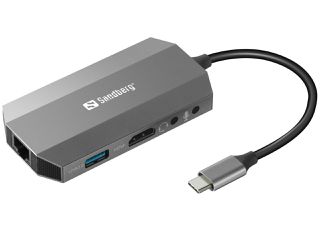 Sandberg - USB-C 6in1 Travel Dock / Computers