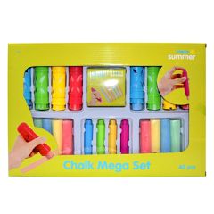 HAPPY SUMMER - Chalk Mega Set 40 pcs. (303202) / Toys