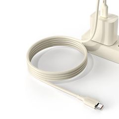 Dudao L7SCL USB-C - Lightning cable 30W 1m - beige-thumb-4