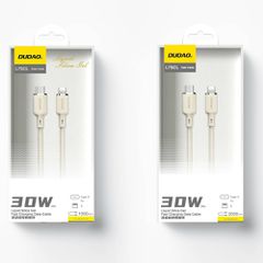 Dudao L7SCL USB-C - Lightning 30W 2m cable - beige-thumb-4