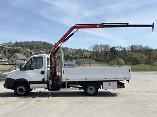 Ανατροπή Iveco 2011 Daily 65C14 flatbed 3,75 m FASSI F38 A.22-thumb-2