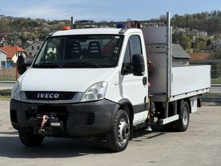 Ανατροπή Iveco 2011 Daily 65C14 flatbed 3,75 m FASSI F38 A.22-thumb-4