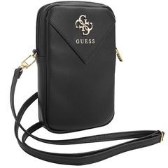 Guess Zip Triangle 4G bag - black-thumb-2