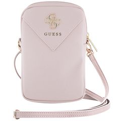 Guess Zip Triangle 4G bag - pink-thumb-1