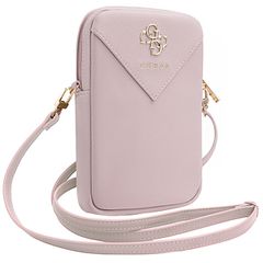 Guess Zip Triangle 4G bag - pink-thumb-2