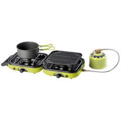 DUAL COMPACT + GRILL double camping stove-thumb-1