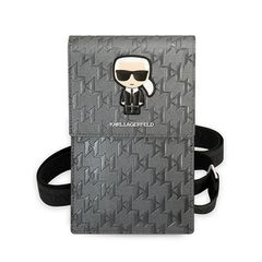 Karl Lagerfeld Ikonik Karl Monogram Patch bag - silver-thumb-1