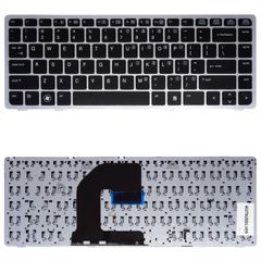 Πληκτρολόγιο - Laptop Keyboard για HP Elitebook 8470w 8460P 8460W 8470p ProBook 6460b 6465b 6470b 6475b 686300-001 702649-001 641834-001 700945-001 US Black Silver Frame ( Κωδ.40279USSILVER )