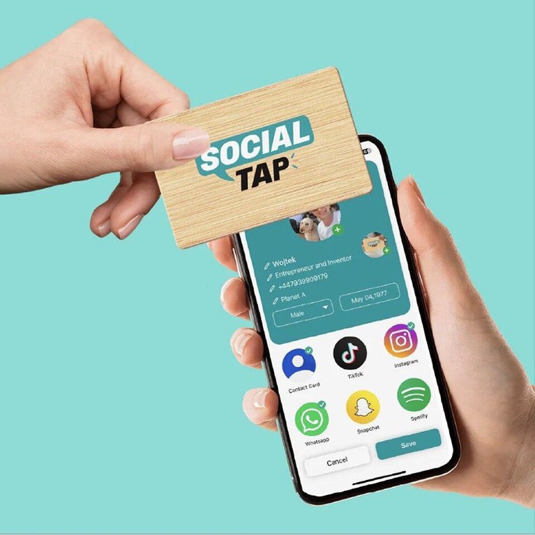 Mikamax - Social Taps - Bamboo Card