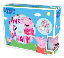 Stor - 3 pcs. Gift Set - Peppa Pig (20165)-thumb-1