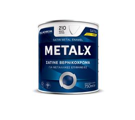 METAL-X ΑΛΚΥΔΙΚΟ ΒΕΡΝΙΚΟΧΡΩΜΑ Νο210 ΛΕΥΚΟ ΣΑΤΙΝΕ PELLACHROM 750ml (D)