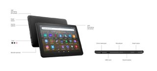Amazon - Fire HD 8 Tablet 2022 8 HD display 64 GB - Black / Electronics-thumb-2