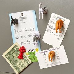Dog Butt Magnets 6 Per Set / Gadgets-thumb-1