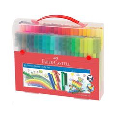 Faber-Castell - ​Connector Pens, Carry case, 80 pc (155579) / Toys
