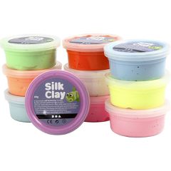 Silk Clay - Basic Colours (10 x 40 g) (79146) / Toys