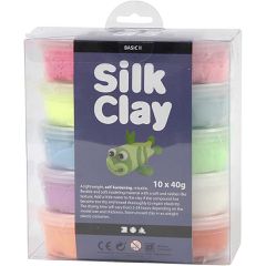 Silk Clay - Basic Colours (10 x 40 g) (79146)-thumb-1
