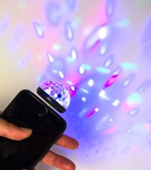 Kikkerland - Black Phone Disco Light (US173-BK-EU)