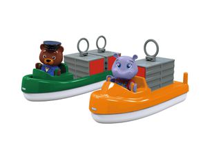 AquaPlay - 2 container ships w/figures (8700000271) / Toys