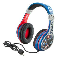 eKids - Avengers Headphones for kids with Volume Control to protect hearing / Toys