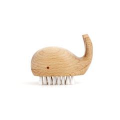 Wooden Whale Nail Brush / Gadgets