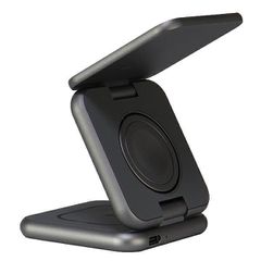 Audi Big Logo foldable inductive charger 3in1 0 - gray-thumb-4