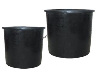 Κάδος Πατητήρι Σταφυλιών Ιταλίας 210 lt (85x55cm) Μαύρος