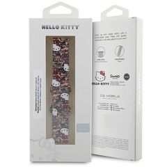 Hello Kitty Silicone Tags Graffiti strap universal 22mm - pink-thumb-3