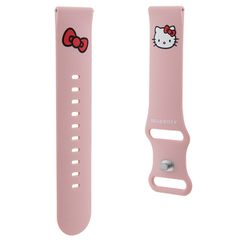 Hello Kitty Silicone Kitty Head strap universal 22mm - pink-thumb-2