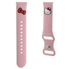 Hello Kitty Silicone Kitty Head strap universal 22mm - pink-thumb-2