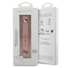 Hello Kitty Silicone Kitty Head strap universal 22mm - pink-thumb-3