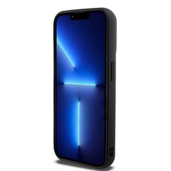 DKNY 3D Rubber Repeat Pattern case for iPhone 15 Pro - black-thumb-4
