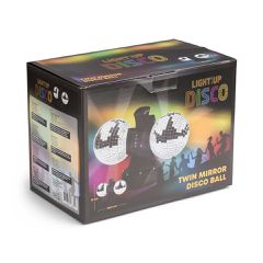 LIGHT - UP - Twin Mirror Ball lamp LED (MCDC010)-thumb-1
