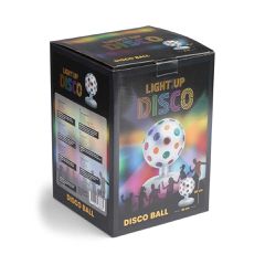 LIGHT - UP - Disco Ball Silver 28cm (MCDC002)-thumb-1