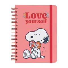 Snoopy Love Yourself A5 notebook