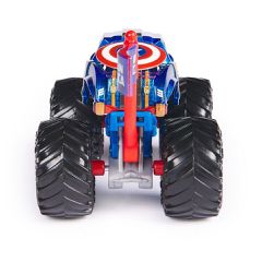 Monster Jam - 1:64 Marvel Single-Captain America (6071333)-thumb-4