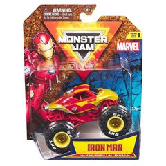 Monster Jam - 1:64 Marvel Single Pack - Iron Man (6071332)-thumb-2