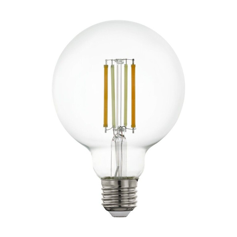 EGLO - E27 G95 Smart Bulb – Clear Glass with Zigbee & Bluetooth