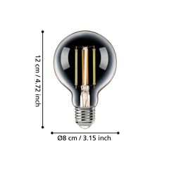 Eglo - E27 G80 Clear Smart Bulb – Tunable White – Zigbee-thumb-2