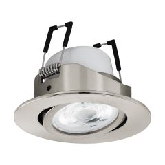 EGLO - Saliceto-Z recessed light brushed steel Ø8.8 - RGB + TW - Zigbee, Bluetooth / Electronics