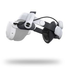BoboVR M3 Pro Strap for Meta Quest 3 VR Headset + BoboVR B2 Battery - Black and White