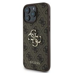 Guess 4G Big Logo Case for iPhone 16 Pro - Brown-thumb-1