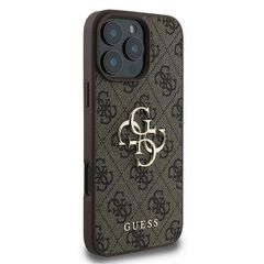 Guess 4G Big Logo Case for iPhone 16 Pro - Brown-thumb-3