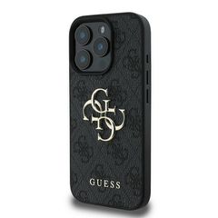 Guess 4G Big Logo Case for iPhone 16 Pro - Black-thumb-1
