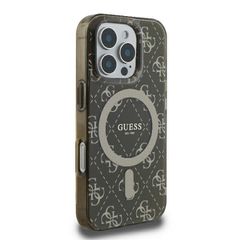 Guess IML 4G Background MagSafe iPhone 16 Pro Case - Brown-thumb-3